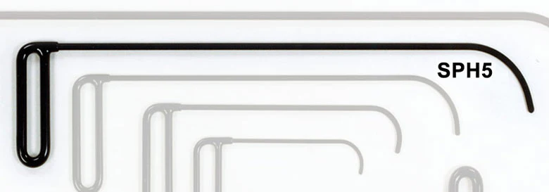 24" OAL Side Panel Hook PDR tool