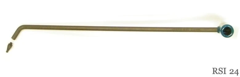 24" Single Bend Interchangeable tip PDR rod