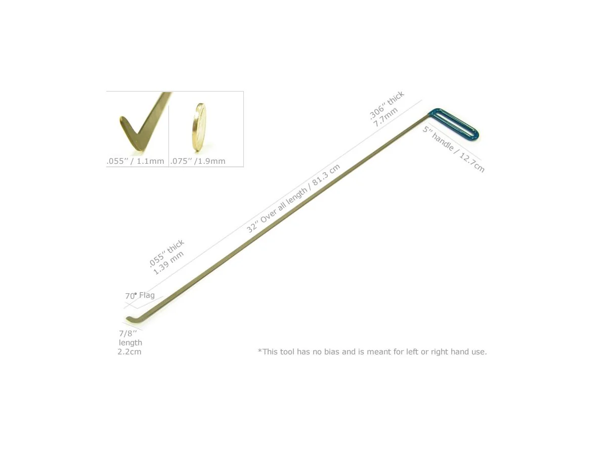 Dentcraft 32" Straight Shaved PDR Tool - Image 2