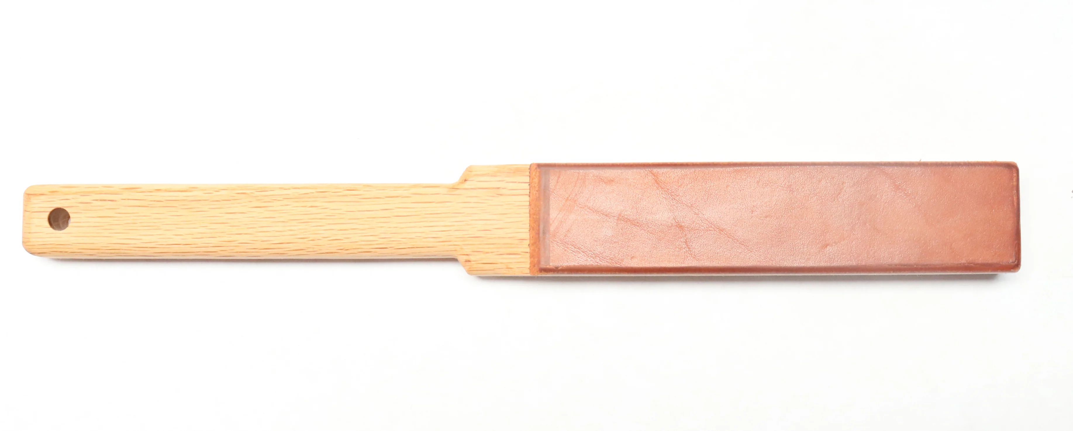 Anson Oak Wood Paddle Texas Leather Face 5.5 oz - Image 2