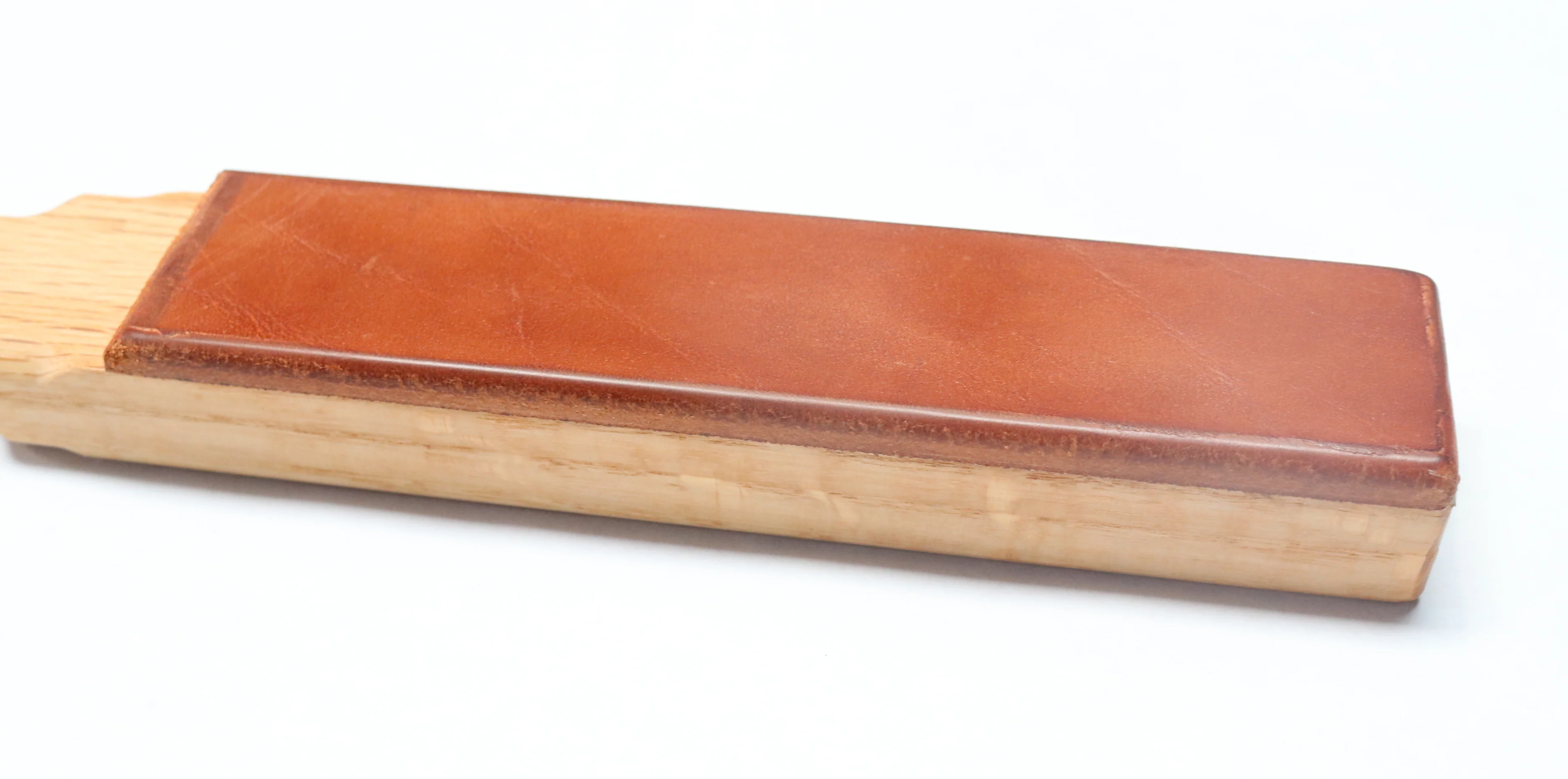 Anson Oak Wood Paddle Texas Leather Face 5.5 oz - Image 3