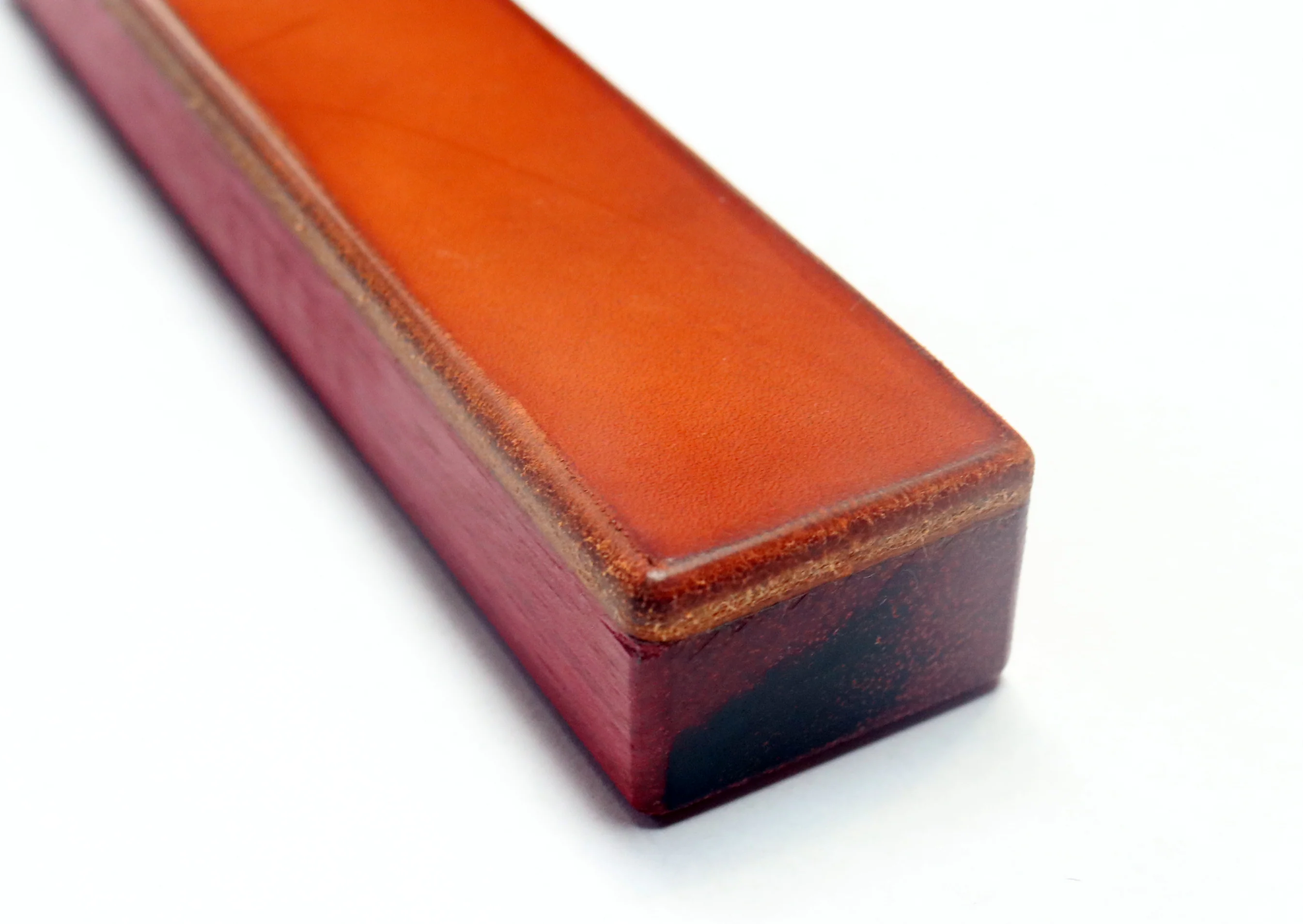 Anson Purple Heart Wood Paddle With Texas Leather face 5.5 oz - Image 3