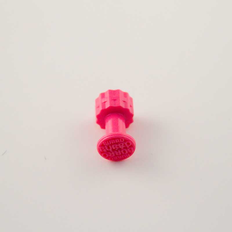 Burro PINK SERIES 12mm diameter/Pink raised grid logo 10 Piece - Image 2