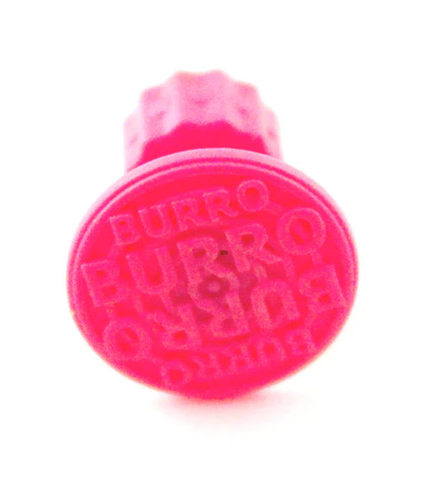 Burro PINK SERIES 21mm diameter/Pink raised grid logo 10 Piece