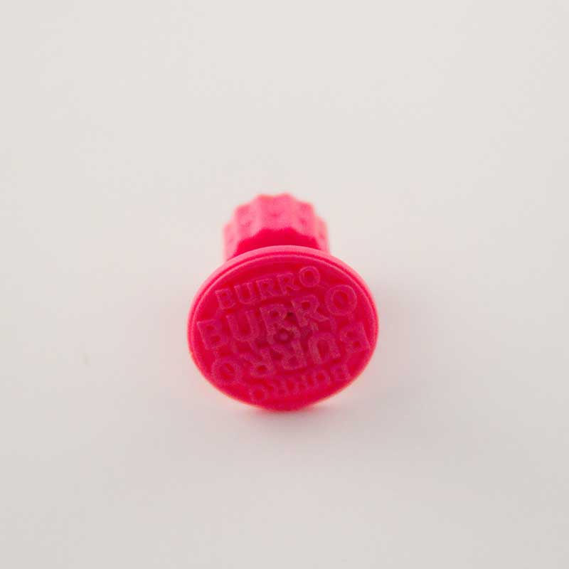 Burro PINK SERIES 21mm diameter/Pink raised grid logo 5 Piece - Image 2