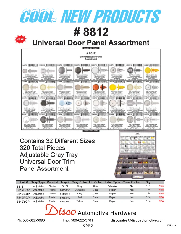 Automotive Weatherstrip Retainer Assortment - Image 2