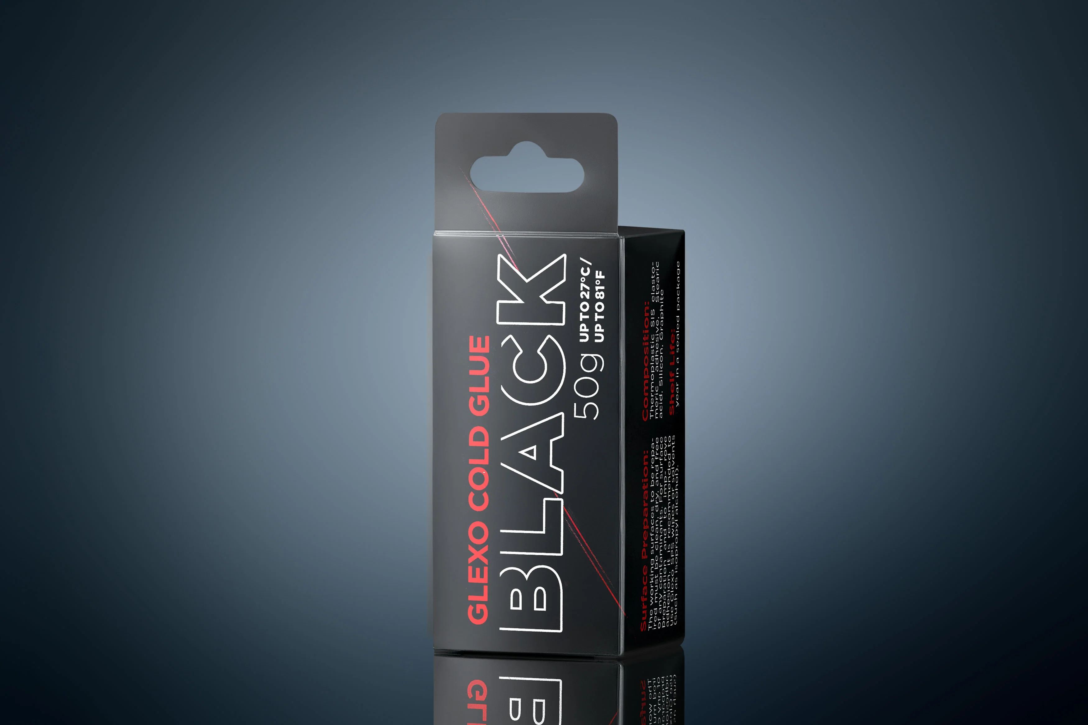 Glexo Black Adhesive Cold glue up to 86°F (30°C) - Image 2