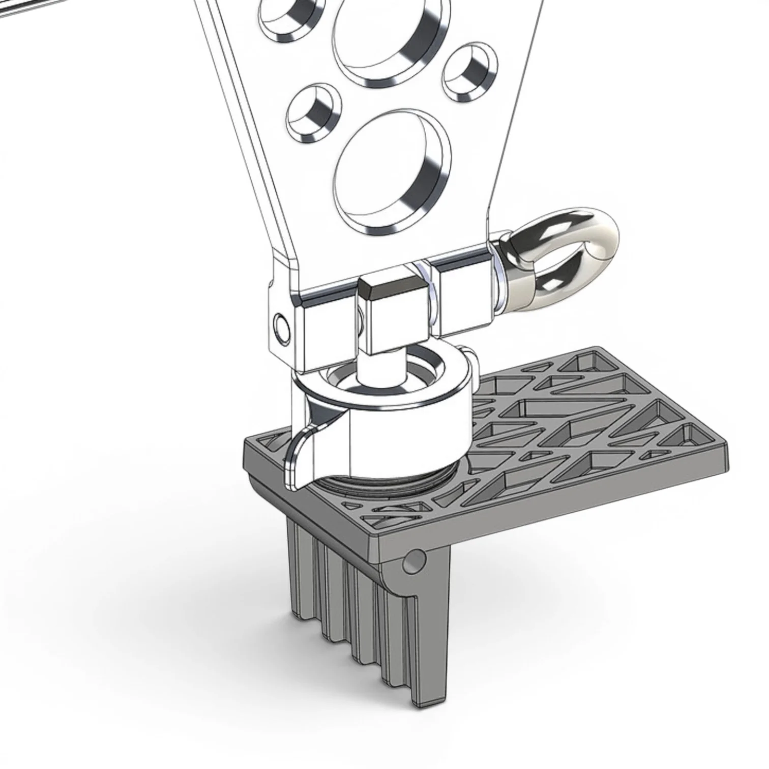 JVF Edge Foot Re-tension system with strap - Image 6