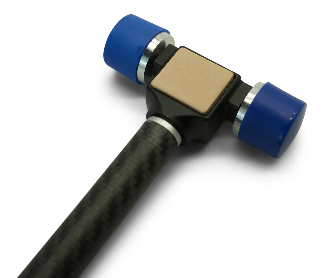 KECO Knockdown Hammer with Aluminum Head, Hard/Soft Tips - 8 Inch Carbon Fiber Handle - Image 3
