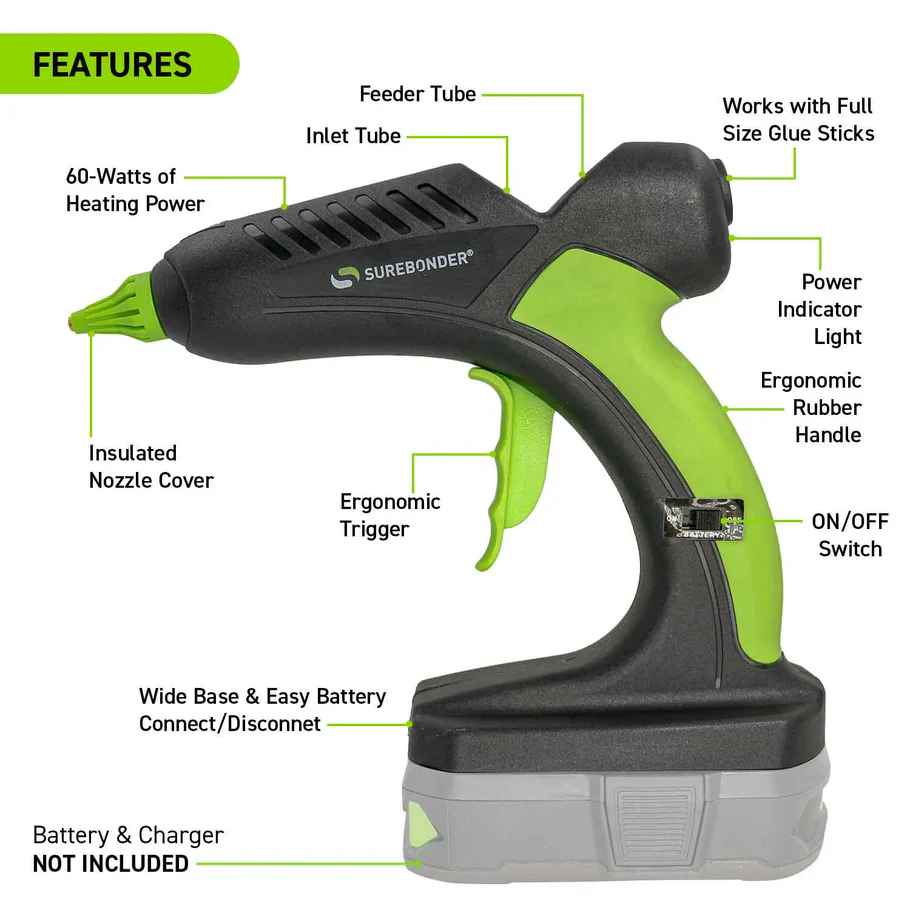 Ryobi Cordless Glue Gun Surebonder - Image 3