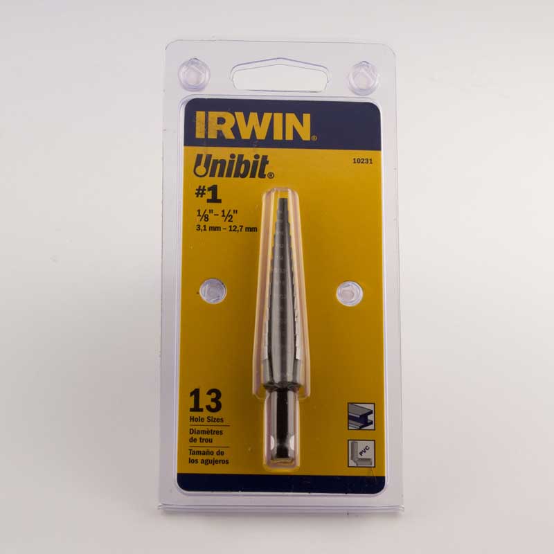 #1 Unibit Step Drills 1/8"-1/2" Step Drill Bit - Image 2