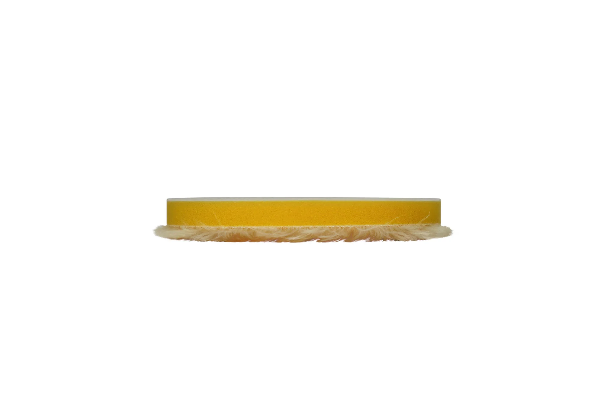 Yellow Wool Polishing Pad, Precision Pro Medium - Ø 80mm - Image 2